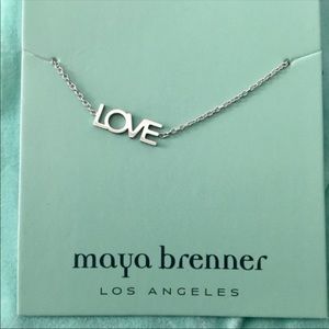 Maya Brenner LOVE Bracelet Silver